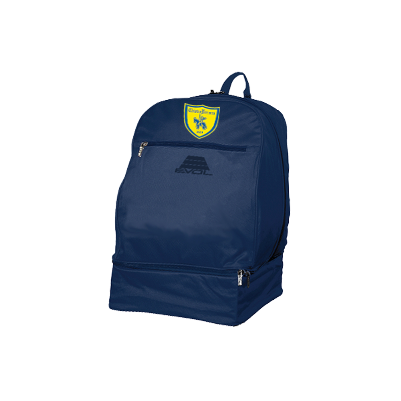 Zaino calcio con fondo pieghevole con logo Chievo Verona applicato
