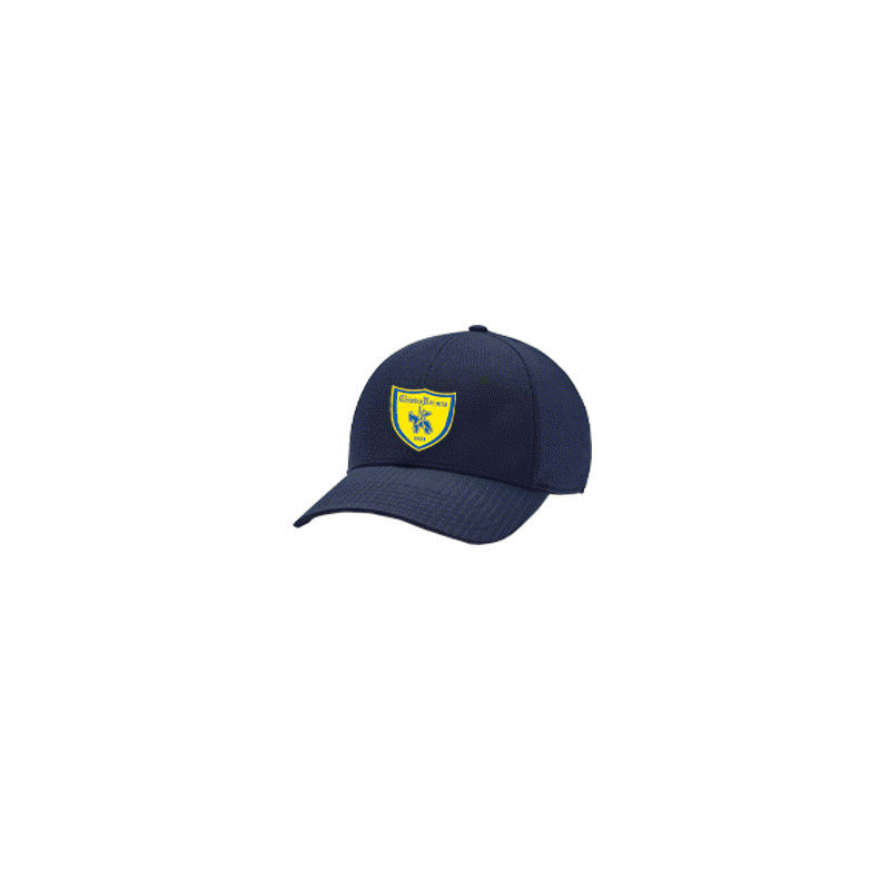 Cappello con visiera chievo verona, con logo applicato.