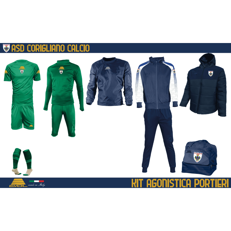 KIT CORIGLIANO CALCIO PORTIERI AGONISTICA ASD