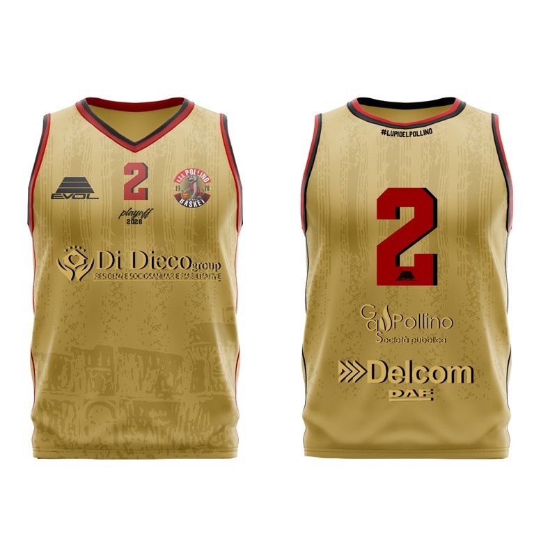 Maglia Away Pollino Basket Playoff 2026